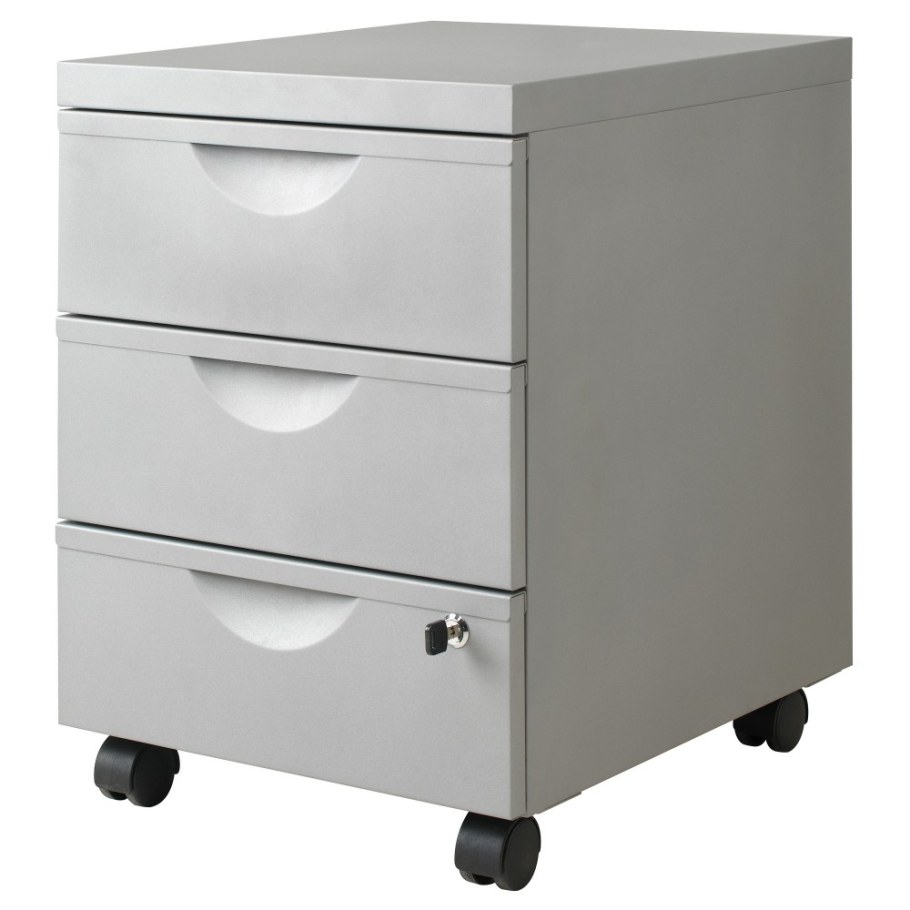 Тумба Алекс икеа серая