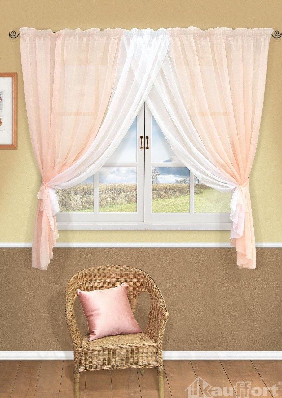 Шторы на кухню короткие