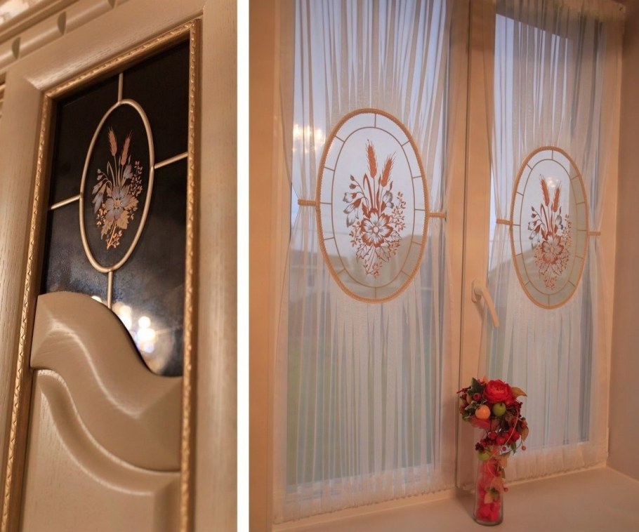 Шторы витраж