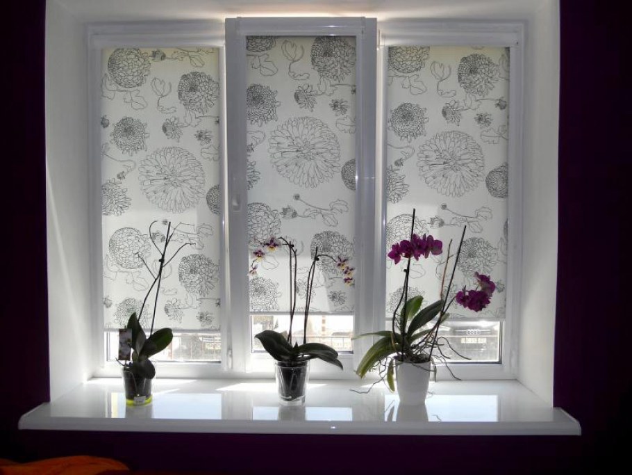 Жалюзи на окна рулонные