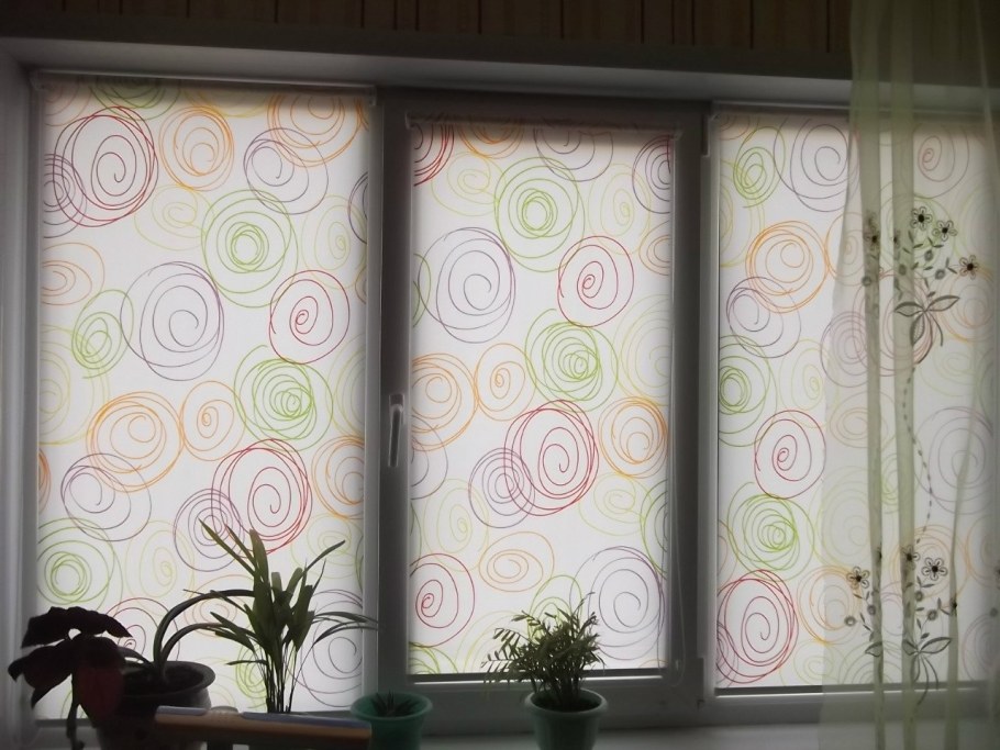 Рулонные шторы тканевые