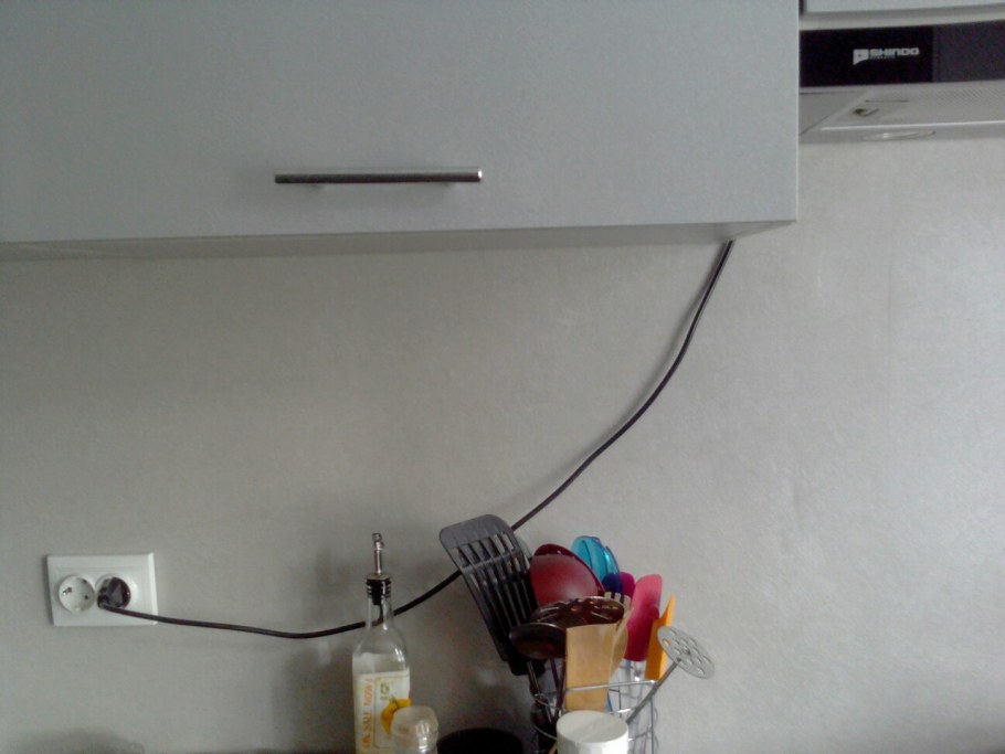 Розетка под кухонную вытяжку