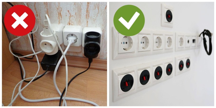 Розетка в стене