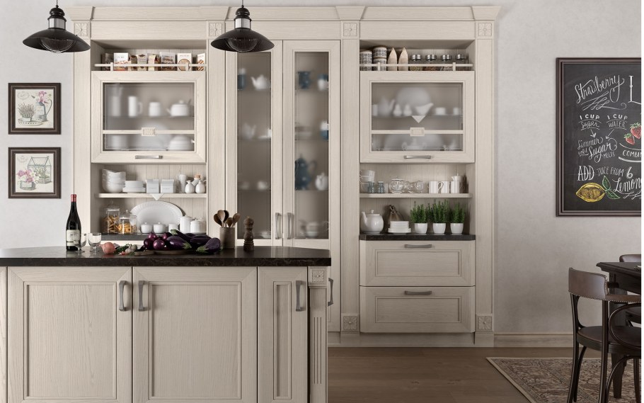 Буфет Милано МДФ белый