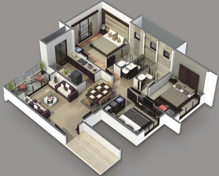 Floorplan 3d проекты