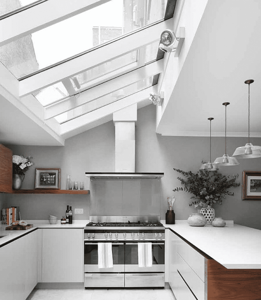 Мансардная кухня