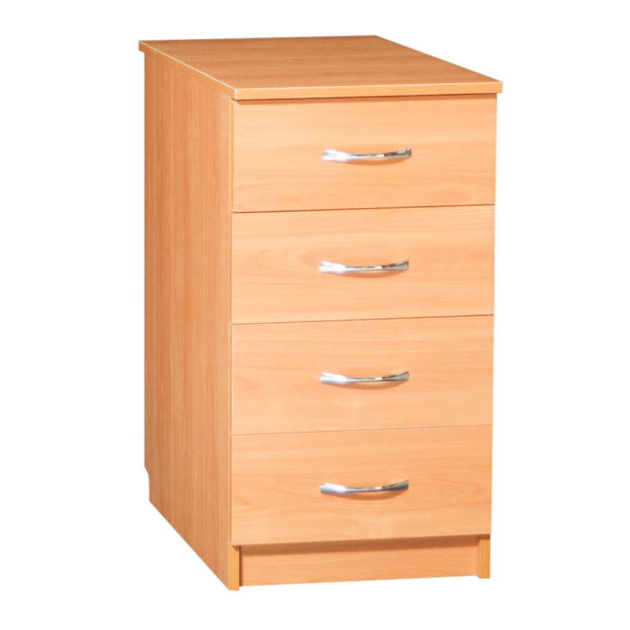 Тумба офисная тф201, 4 ящ., 41х47х66 см