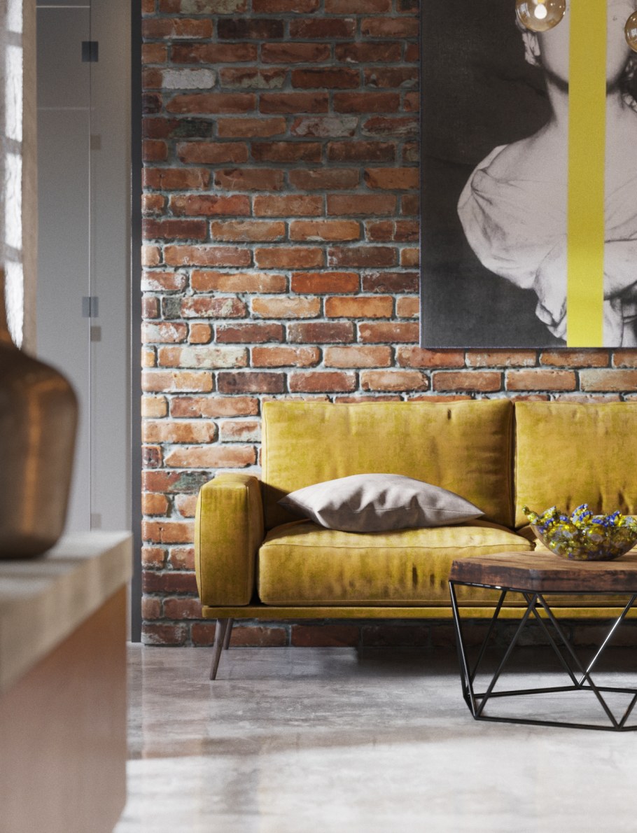 Декор в стиле лофт в интерьере