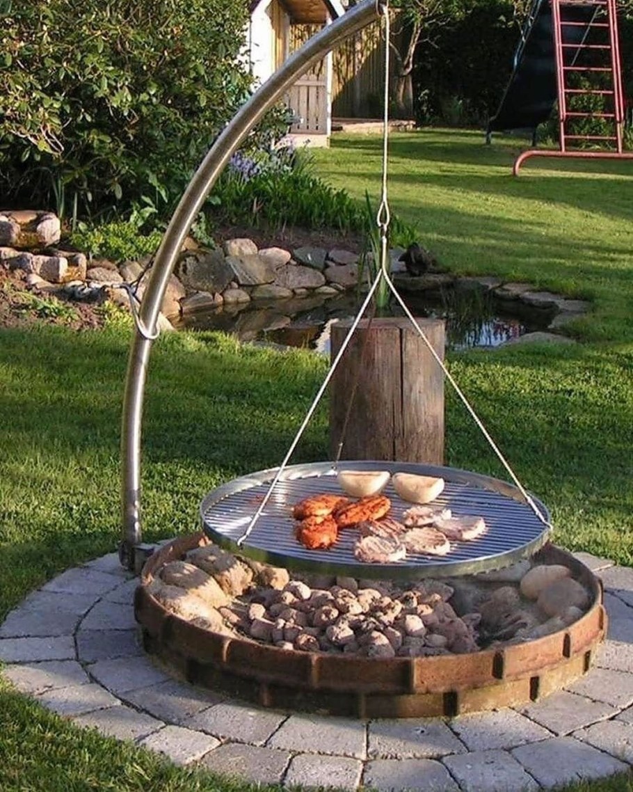 Костровище на даче