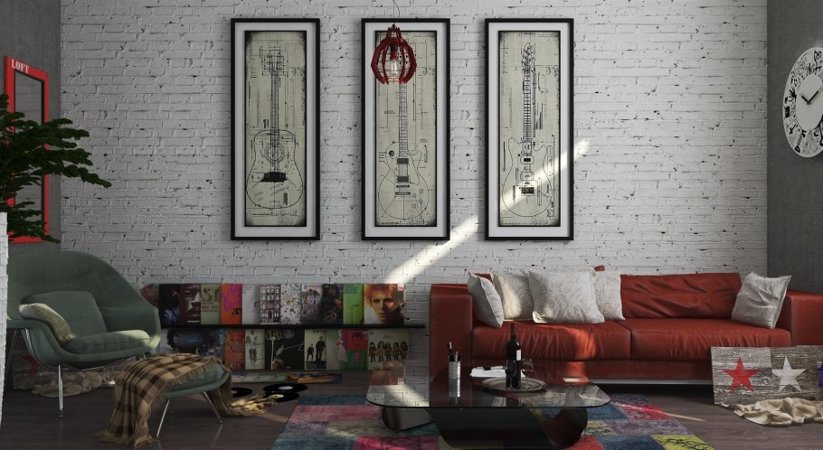 Постеры для интерьера в стиле лофт