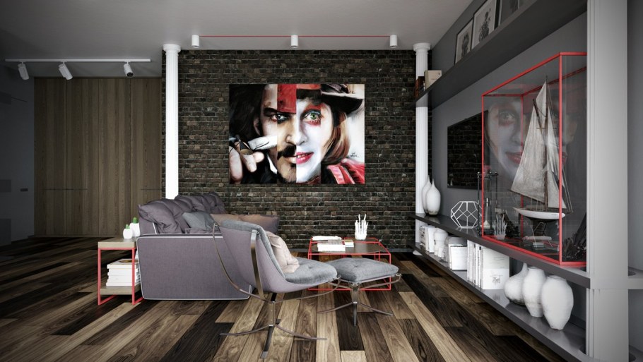 Картины для стиля лофт в квартире