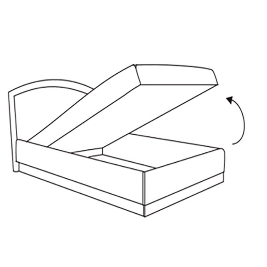 Тахта овальная спинка 1200