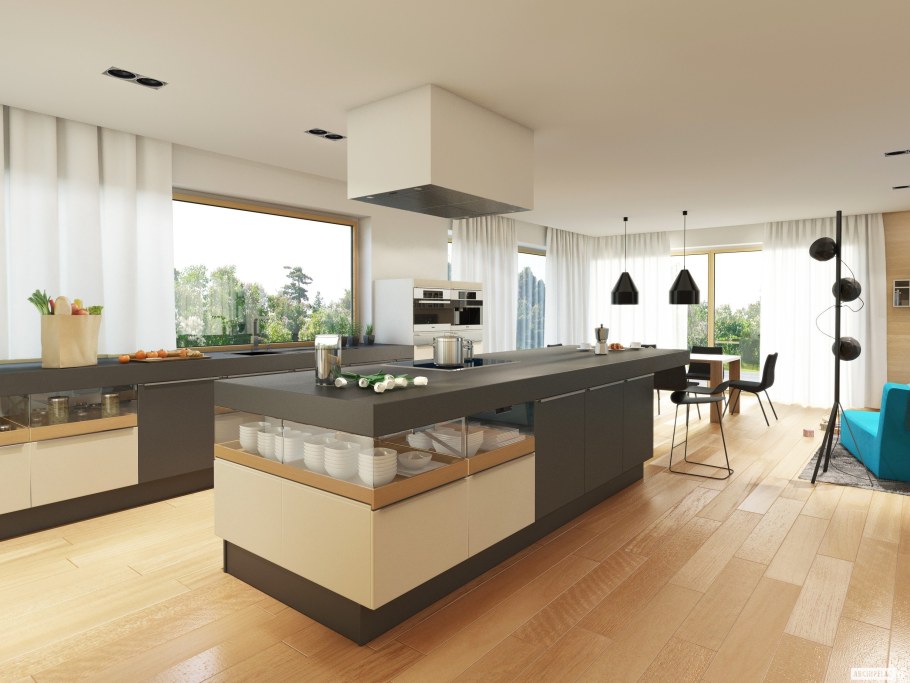 Современная кухня с островом