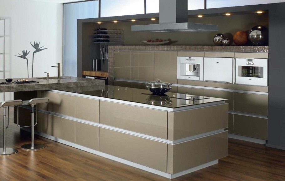 Кухонный гарнитур с островком