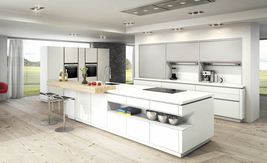 Кухонный гарнитур с островком