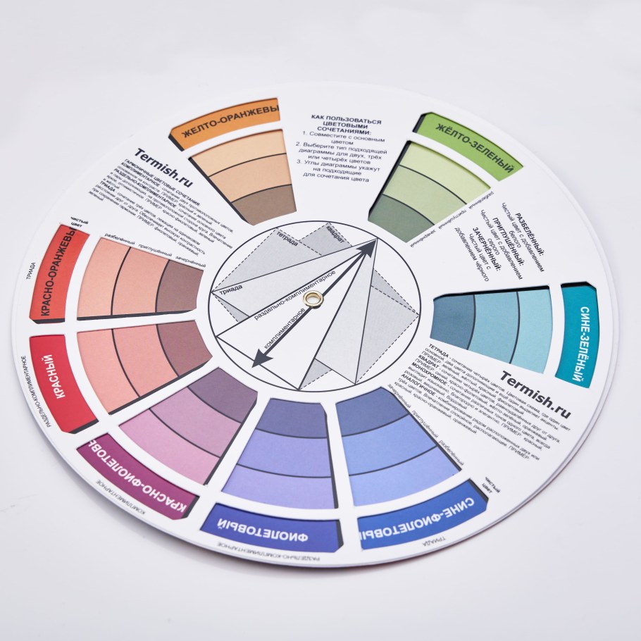 Круг подбора цветовой гаммы