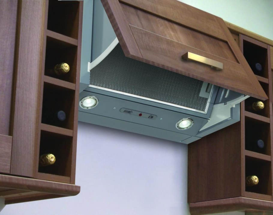 Вытяжка полновстраиваемая в шкаф 60 см без вентиляции