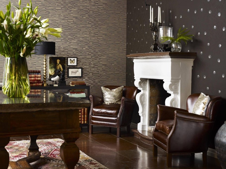 Обои для гостиной