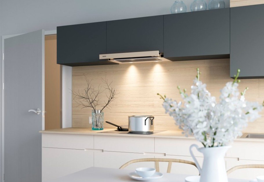 Кухонные вытяжки в интерьере