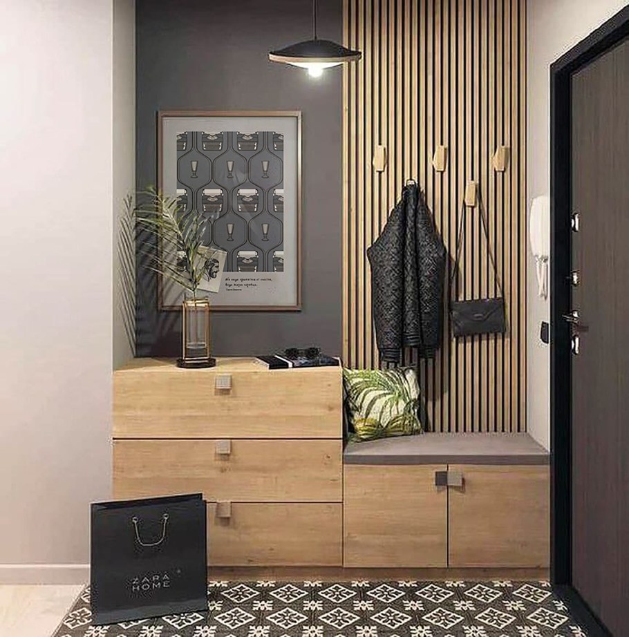Современный интерьер прихожей