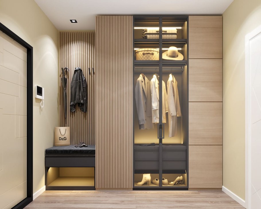 Дизайнерские шкафы в прихожую