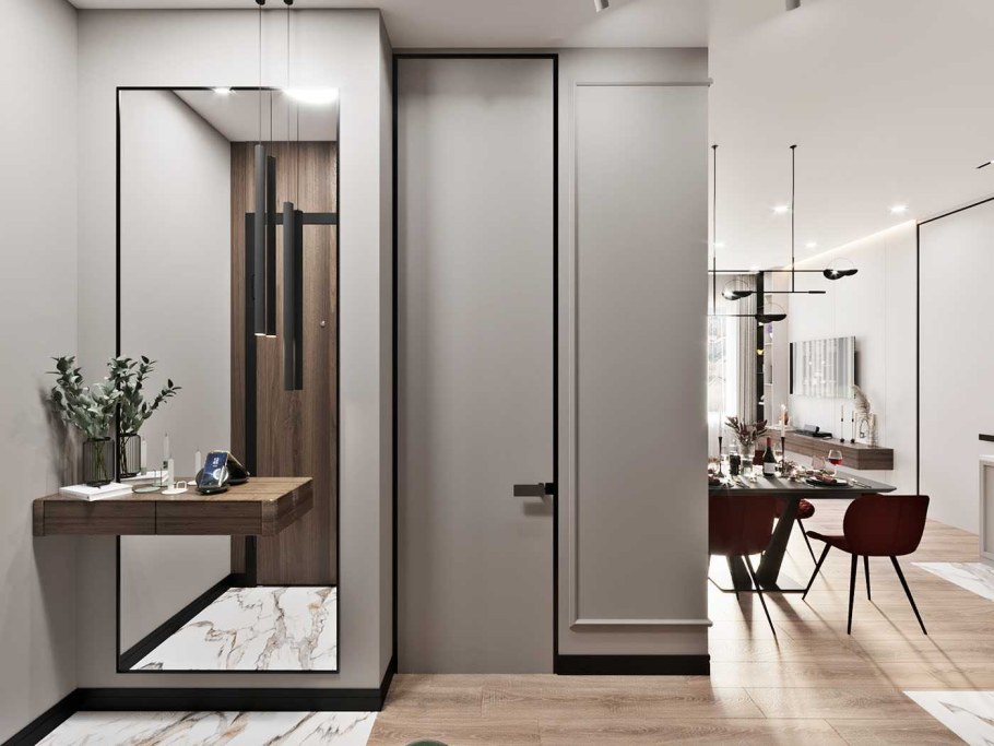 Стильные маленькие прихожие