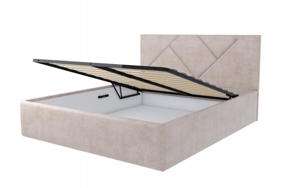 Кровать с ПМ Лима (160х200), велюр