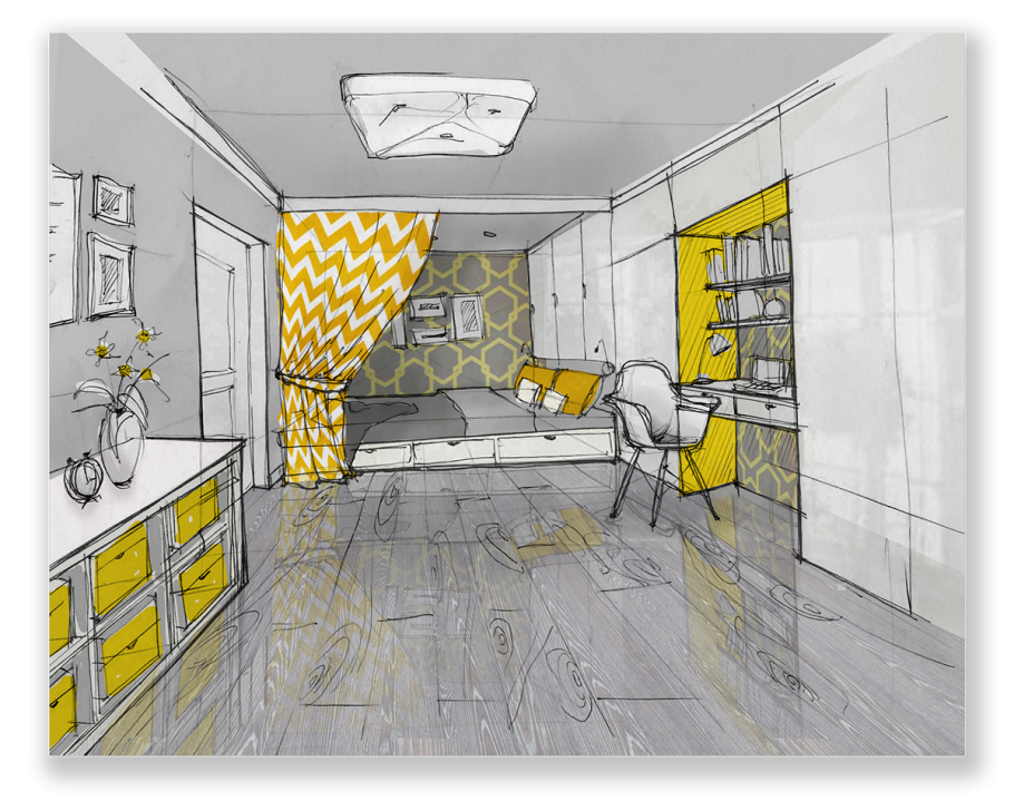 Интерьер в перспективе