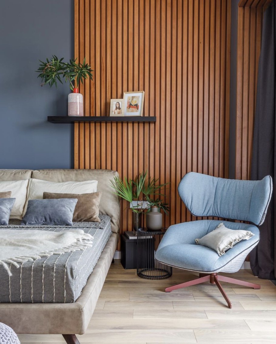 Рейки в спальне