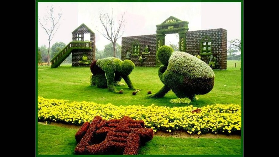 Зеленый дракон Топиар