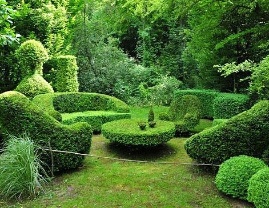 Топиарное искусство в ландшафтном