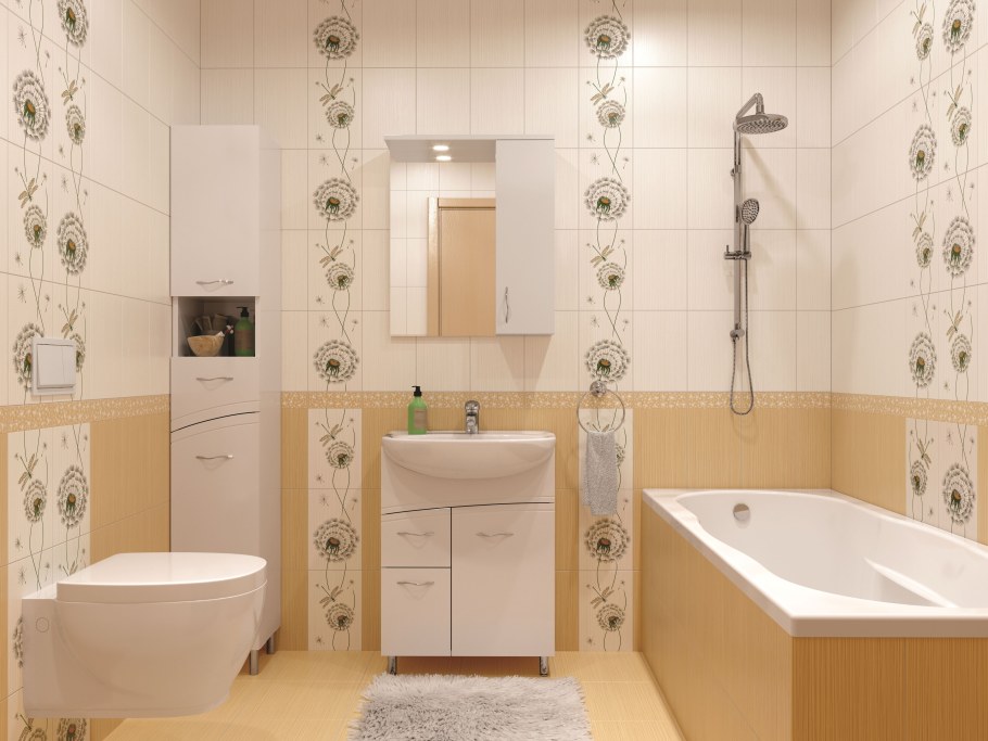 Плитка Cersanit Light одуванчики