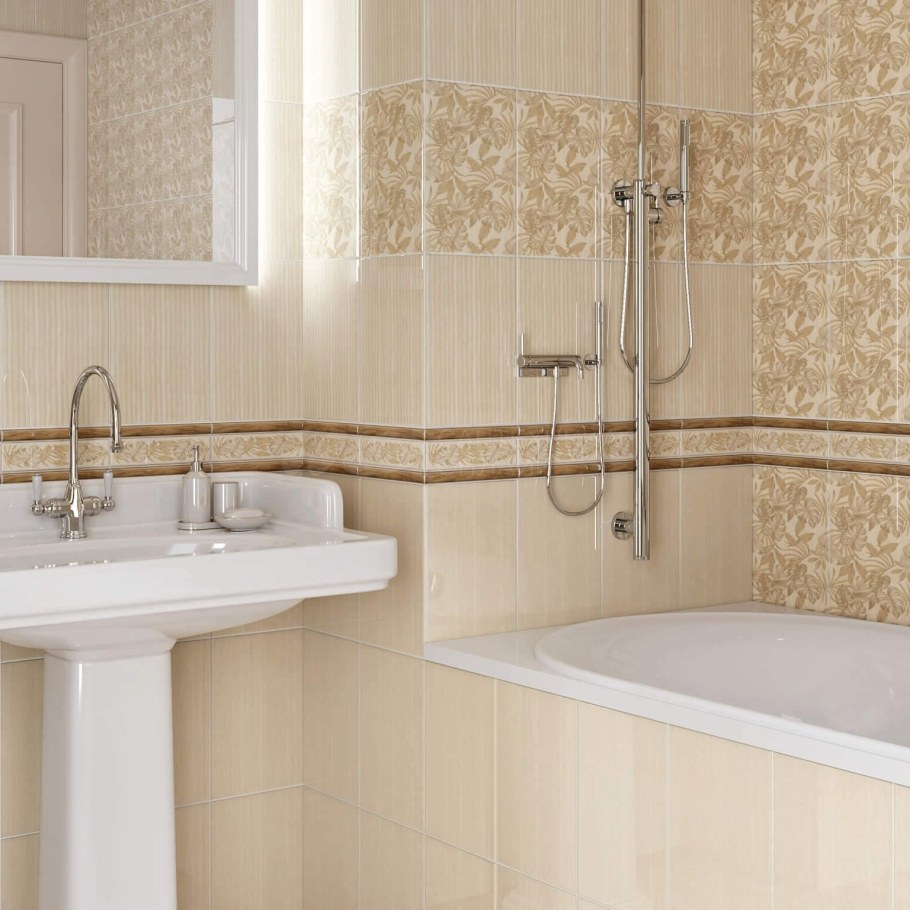 Керамическая плитка Kerama Marazzi Грация беж 8195 настенная 20х30