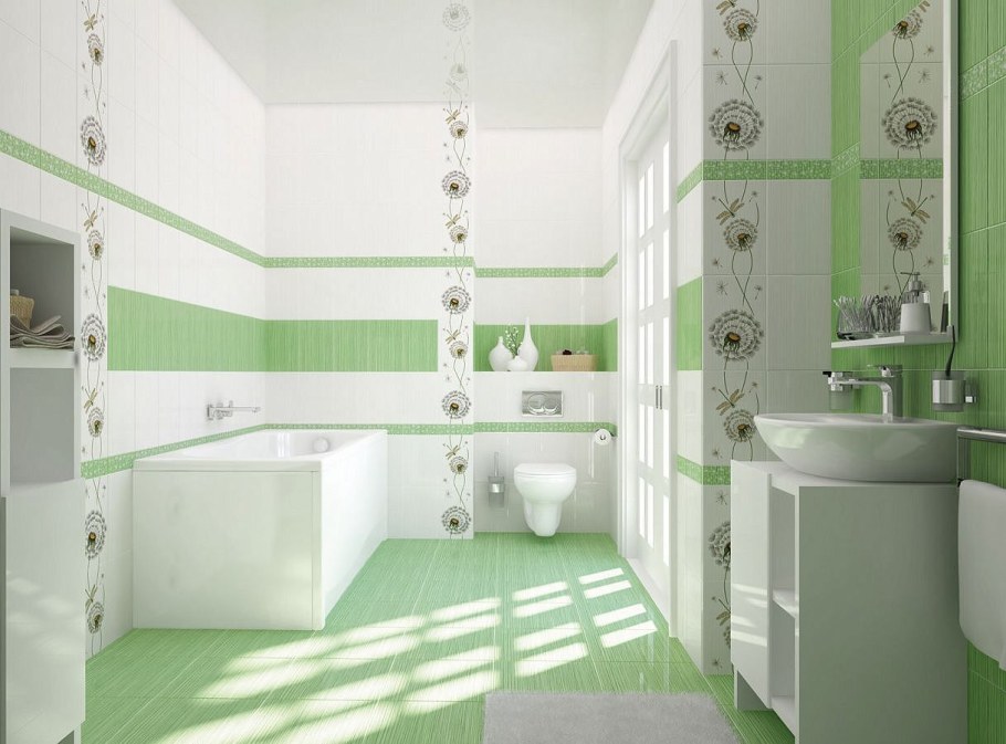 Плитка облицовочная Cersanit Light зеленая