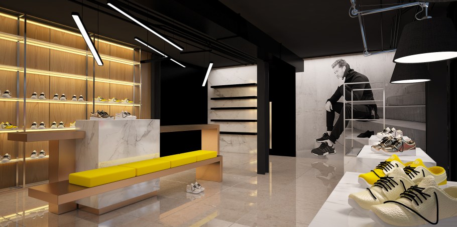Проект интерьера магазина