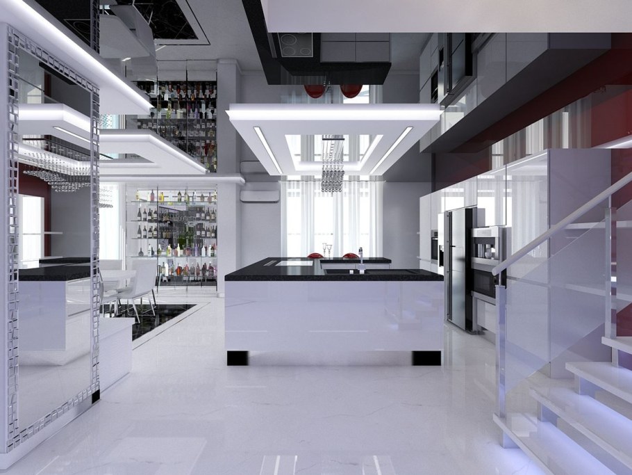 Футуристический интерьер