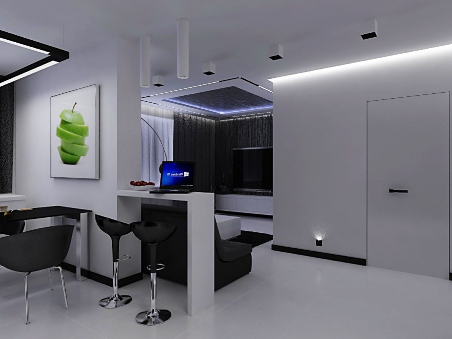 Хай тек интерьер