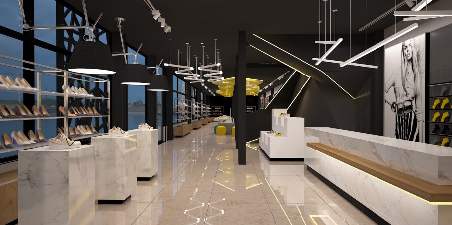 Интерьер торгового помещения