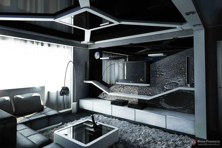 Футуристический стиль в интерьере