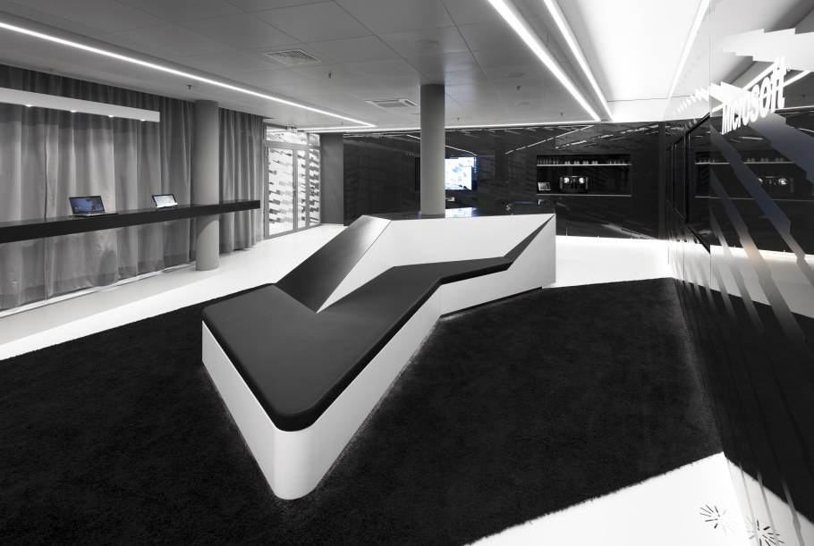 Офис в футуристическом стиле