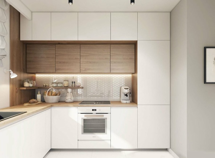 Кухня икеа Воксторп белая