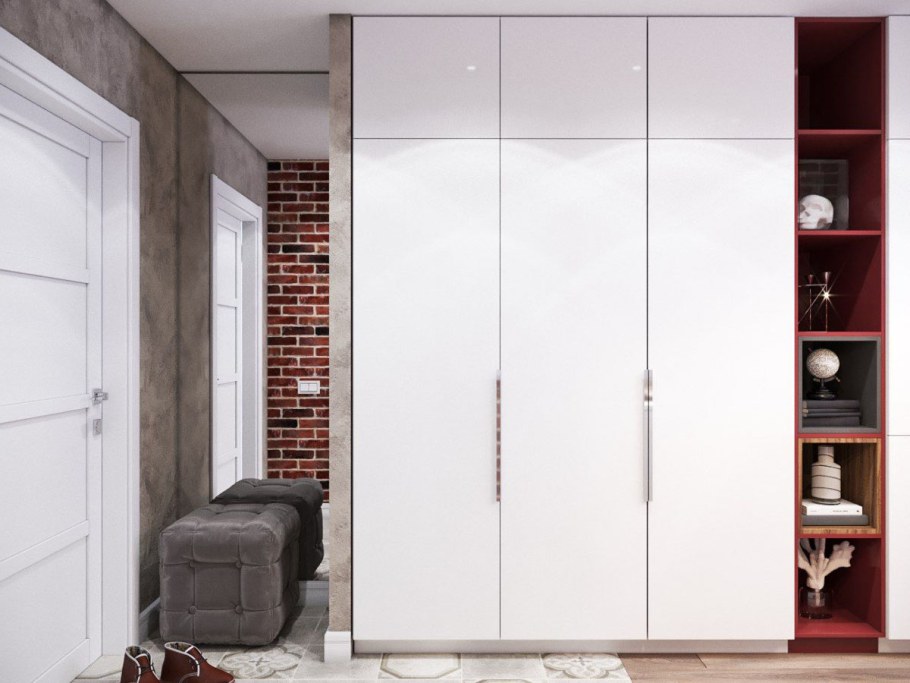 Шкаф купе в стиле Сканди