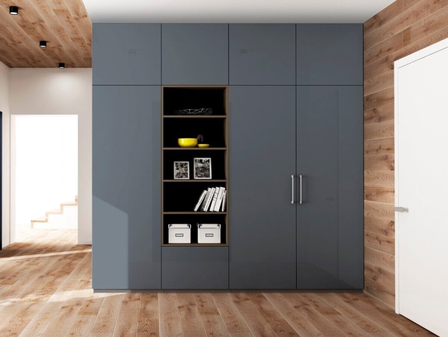 Шкаф ikea с распашными дверьми 100x58x236