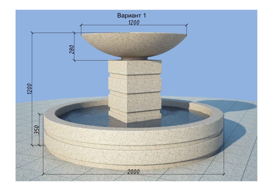 Малые архитектурные формы фонтаны