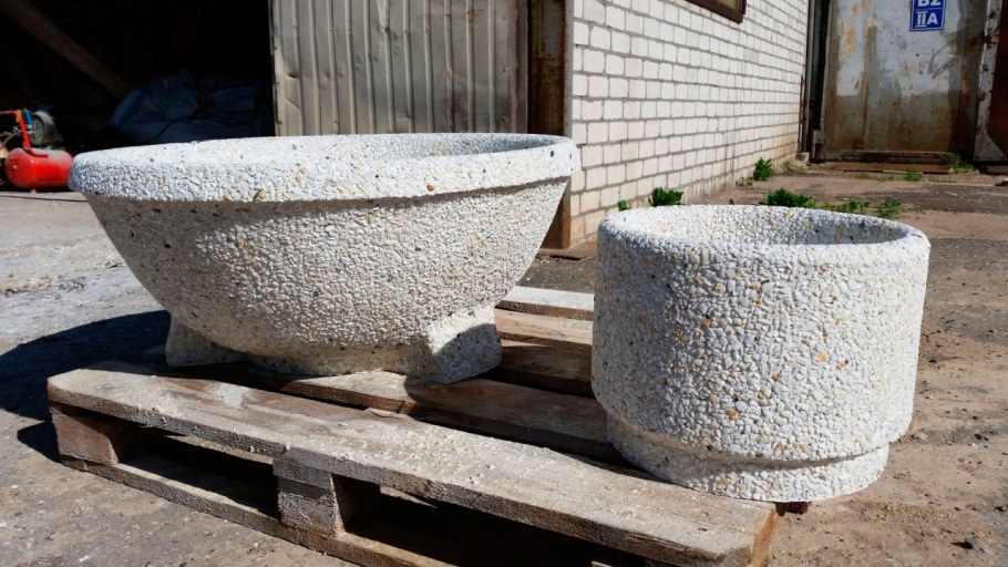 Вазоны из бетона