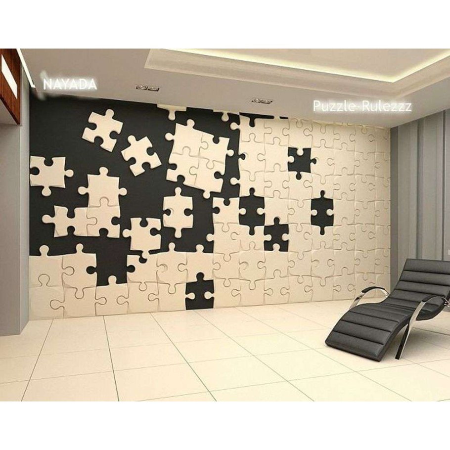 Пазлы на стене