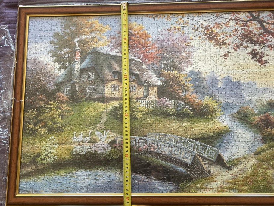 Картины из пазлов в интерьере