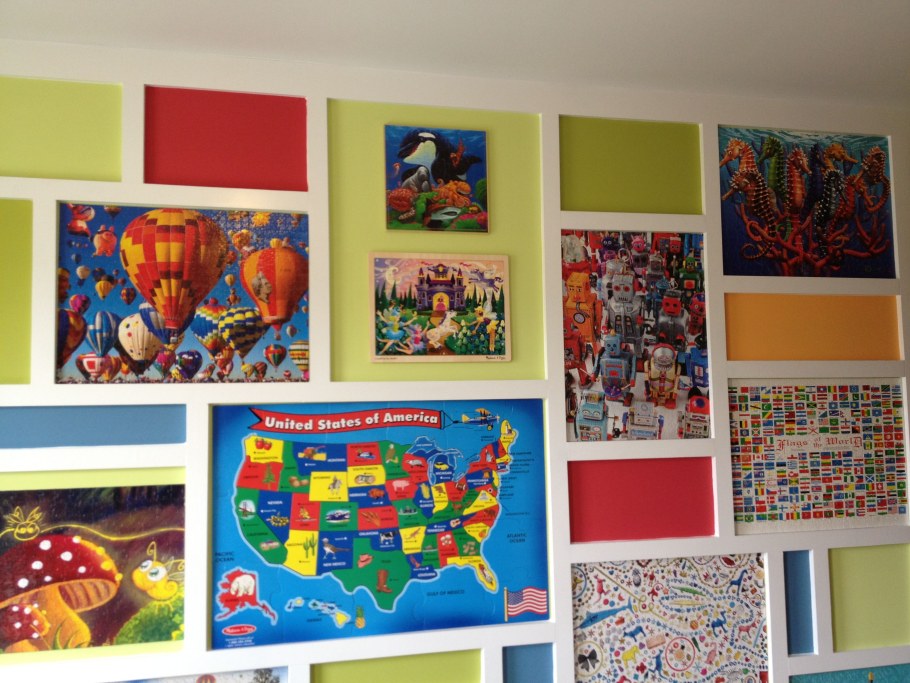 Декоративные пазлы на стену