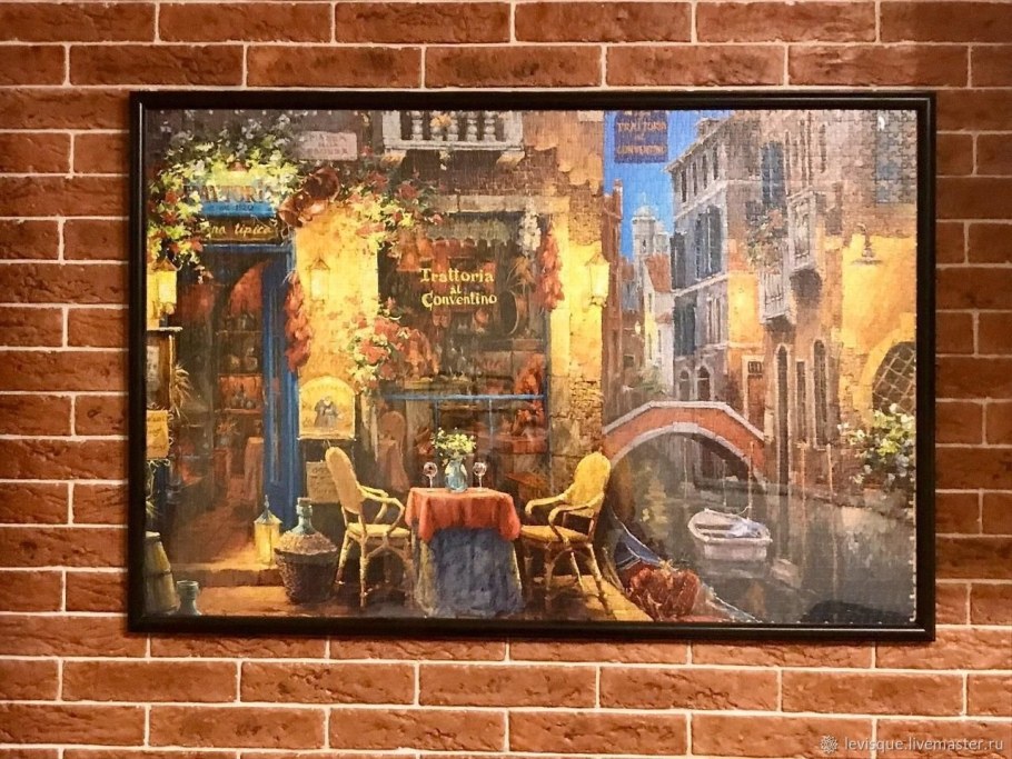 Пазлы в интерьере