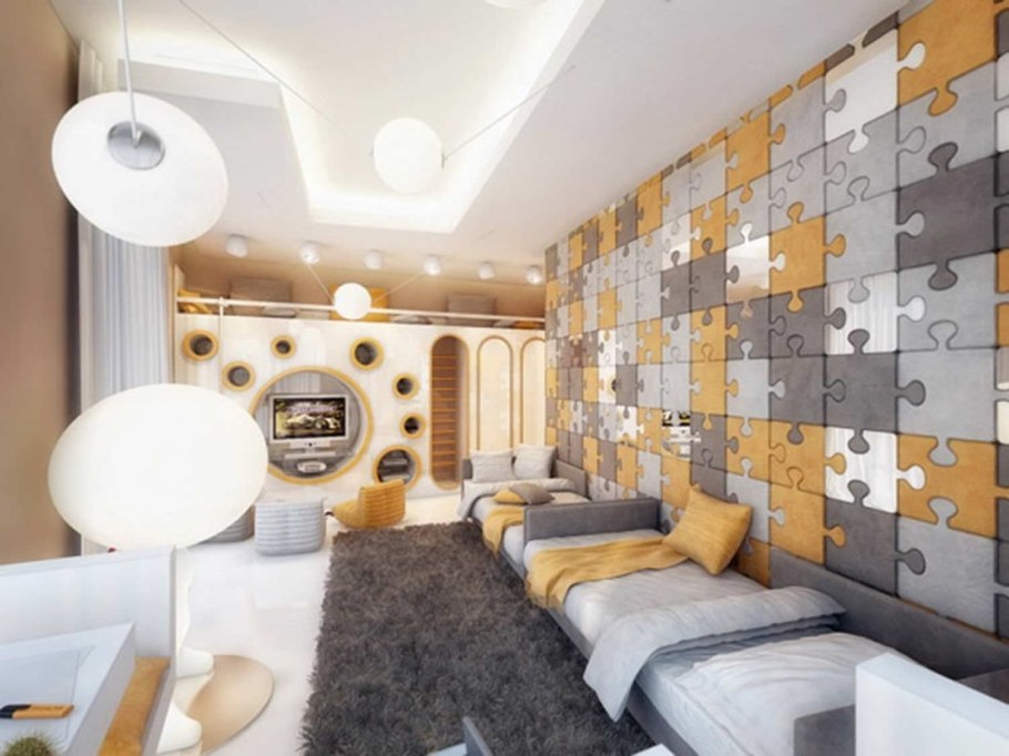 Мягкие панели в детской комнате